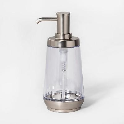 Plastic Soap/Lotion Dispenser Silver - Threshold™