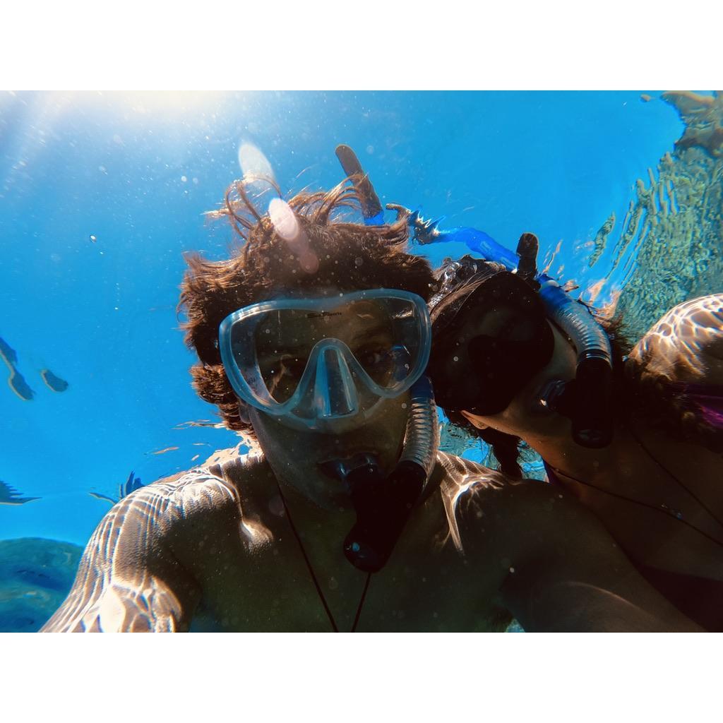 Snorkeling through Maui