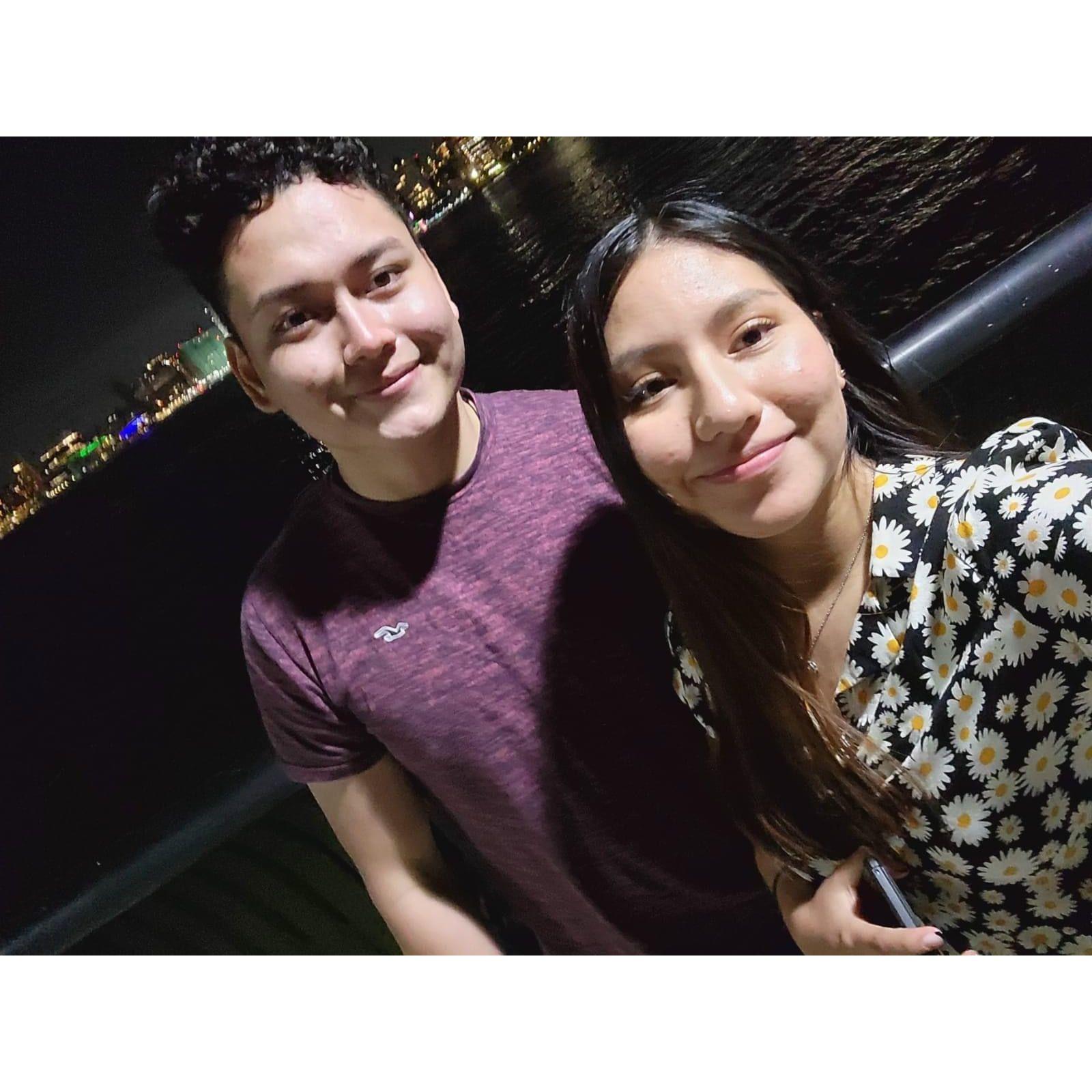 our first date and selfie together <3