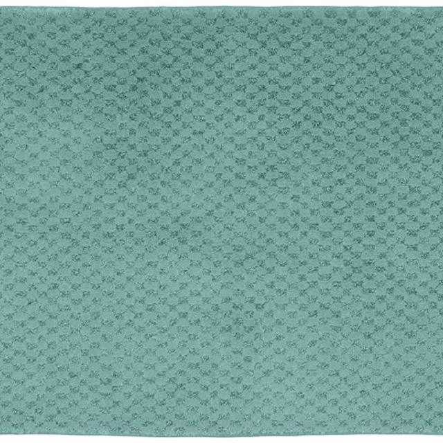 Garland Rug Cabernet Nylon Washable Rug, 24-Inch by 40-Inch, Seafoam