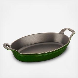 Cast Iron Oval Baking Dish