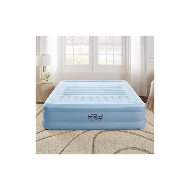 Simmons Beautyrest 18" Lumbar Supreme Queen Air Mattress with Built in Pump - Blue