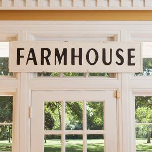 "Farmhouse" Metal Wall Sign