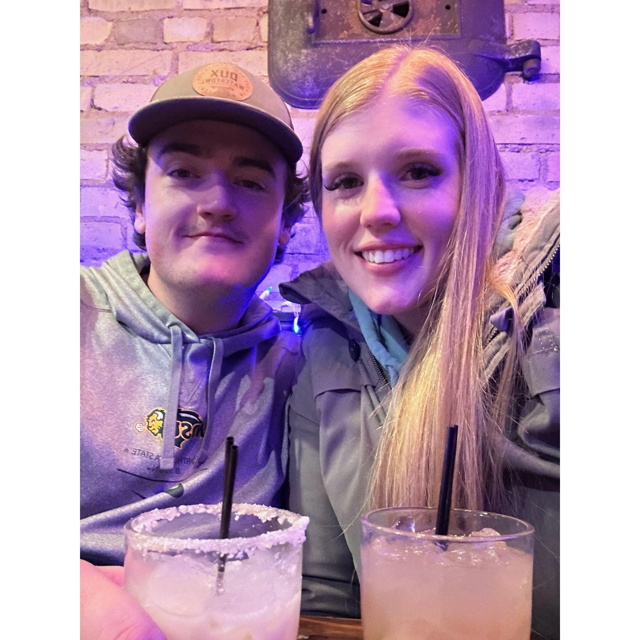 Date night after Joey's Graduation. Dec 2024