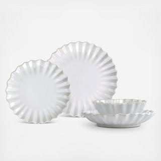 Incanto Pleated 4-Piece Place Setting, Service for 1