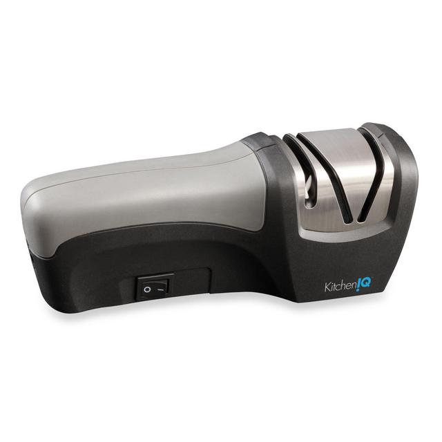 KitchenIQ™ Edge Gourmet Compact Electric and Manual Knife Sharpener