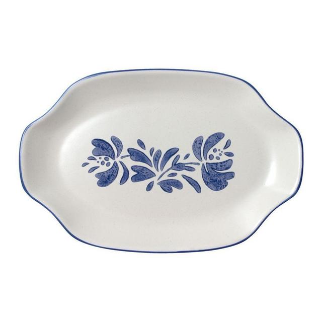 Yorktowne Small Handled Oval Platter