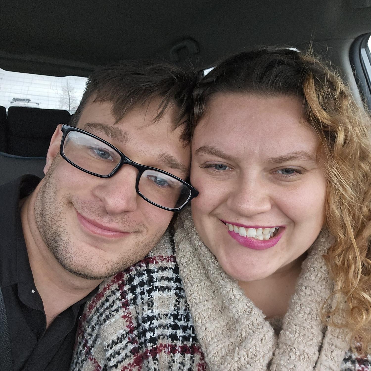 Our second date. Daniel asked for a picture to remember!