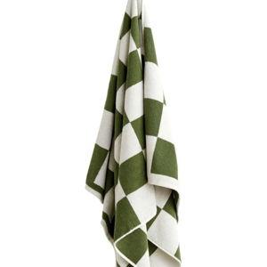 HAY Check bath towel, 70 x 136 cm, matcha