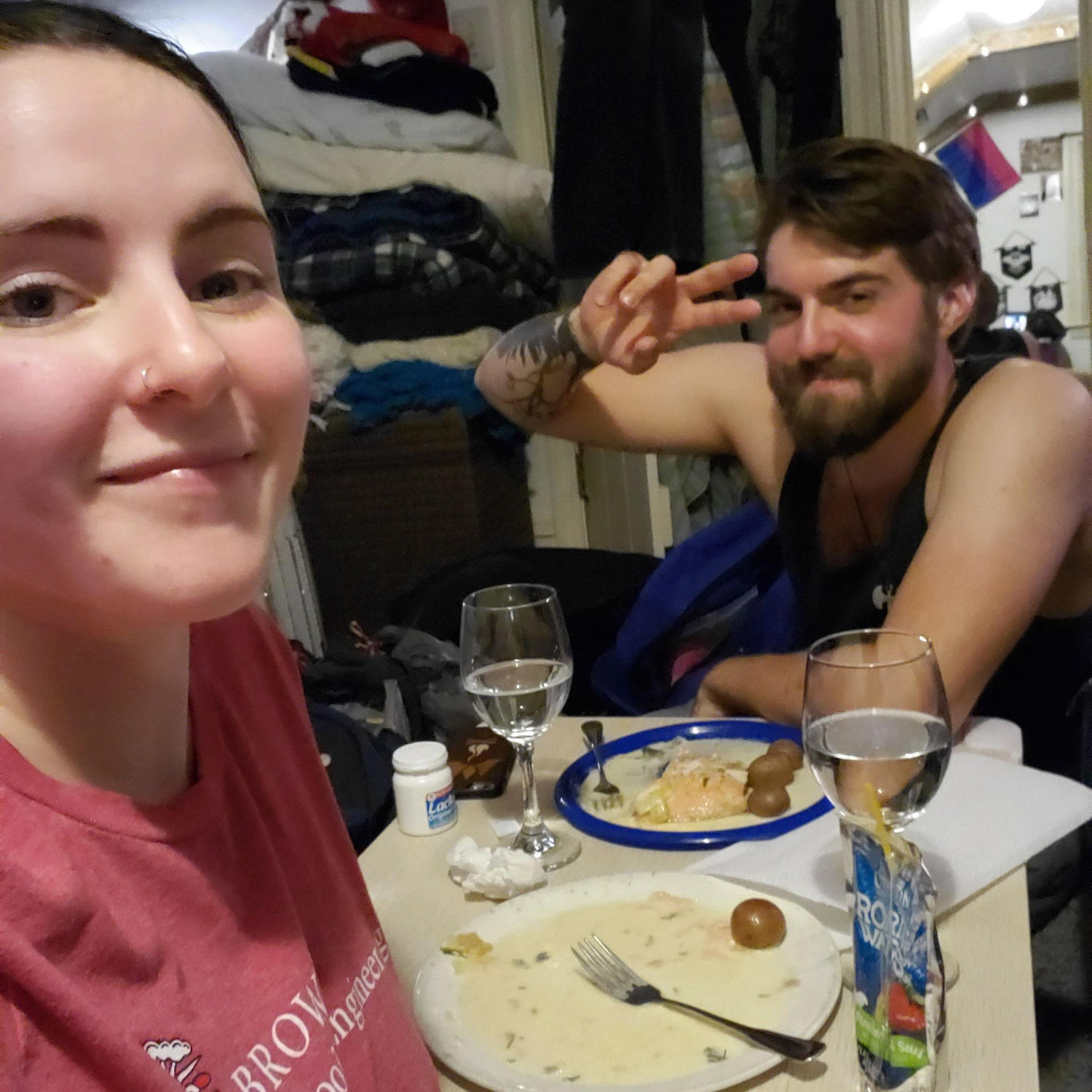 Marcel visiting Anna in Rhode Island during her senior year of college (January of 2020).