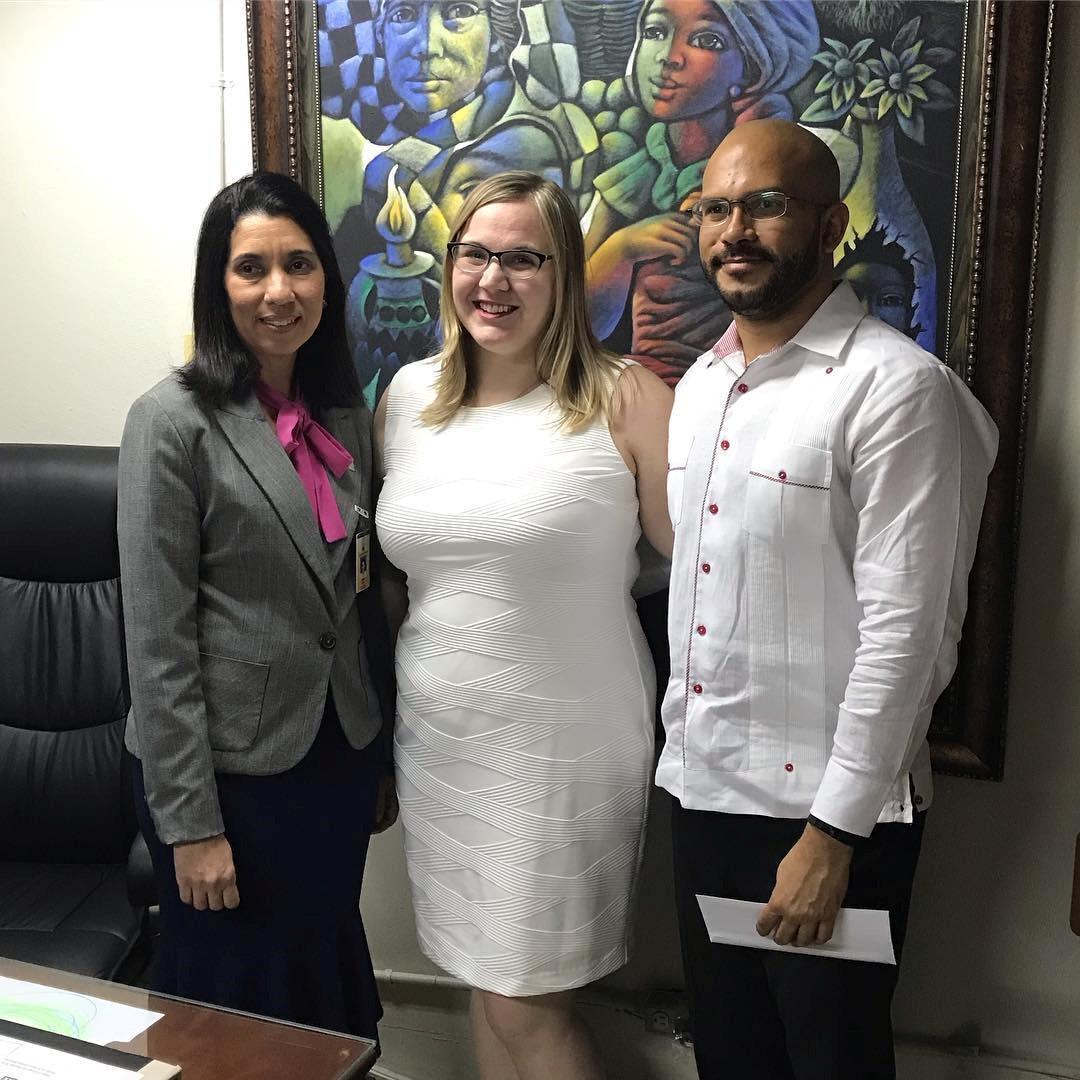 With the wonderful judge who married us!