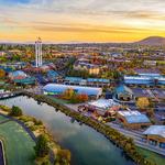 Old Mill District and Deschutes River walking path