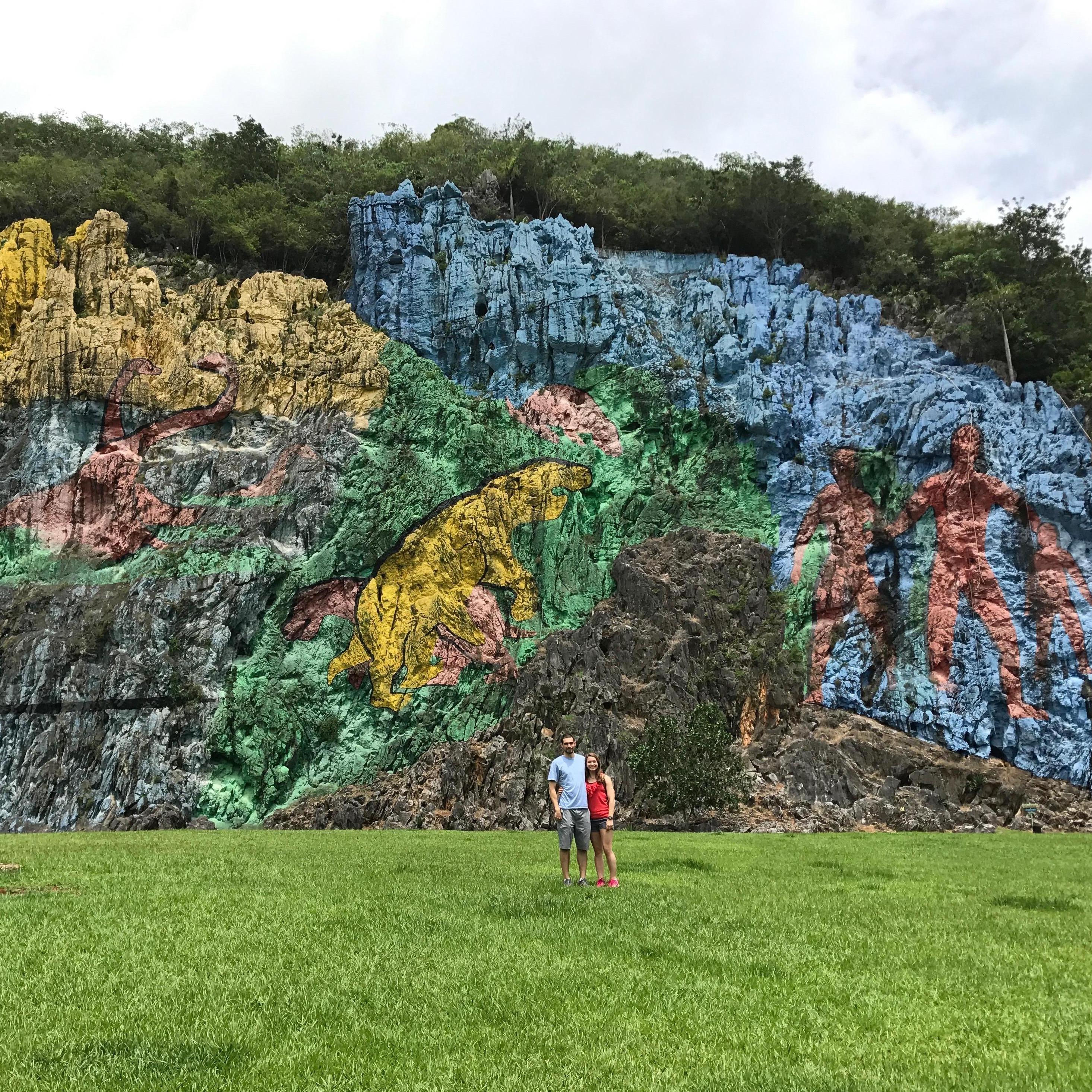 Viñales Mural de la Prehistoria, Viñales, Cuba.