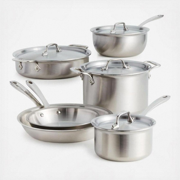 Stainless steel , Pots and Pans Cookware Set