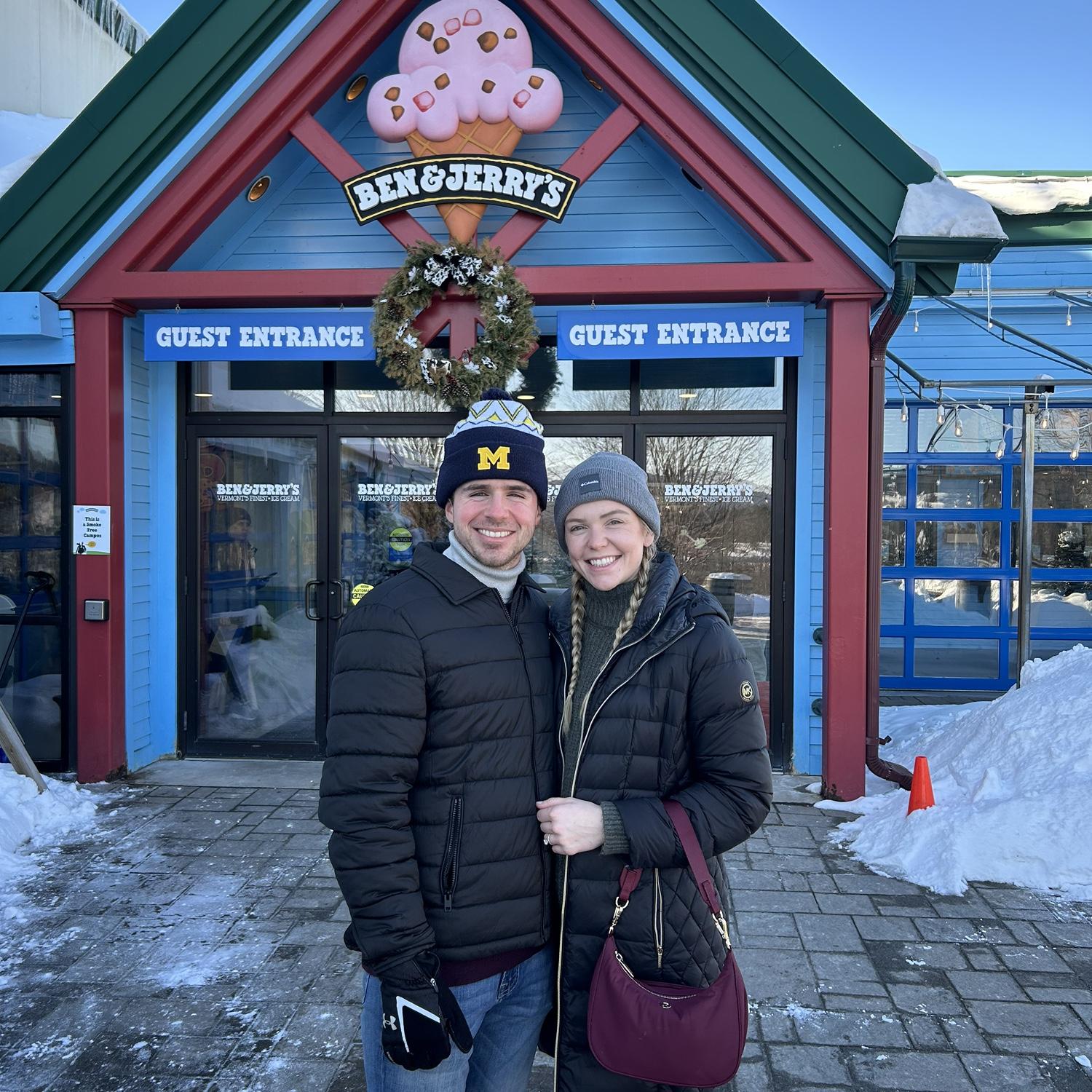 Ben & Jerry’s factory is Waterbury, VT