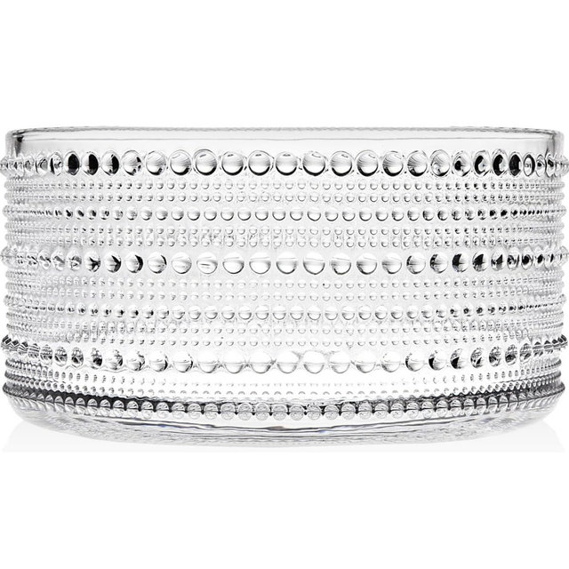 Godinger Serving Bowl, Crystal Glass Salad Bowl - Lumina