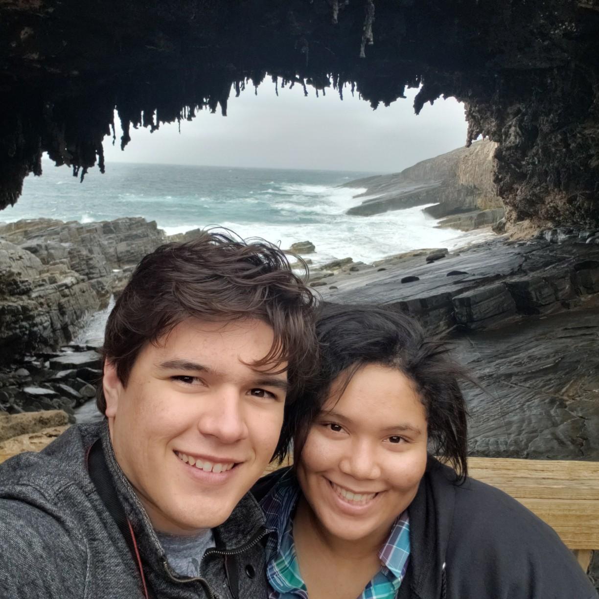 Ocean caves on the Great Ocean Road in Australia - 2019
