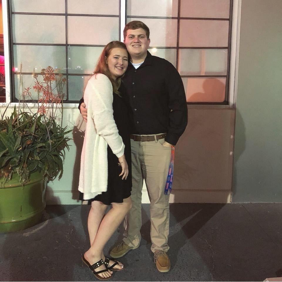 Our very first picture together! This was the day that Emily met Jared's parents for the first time. 2/2018