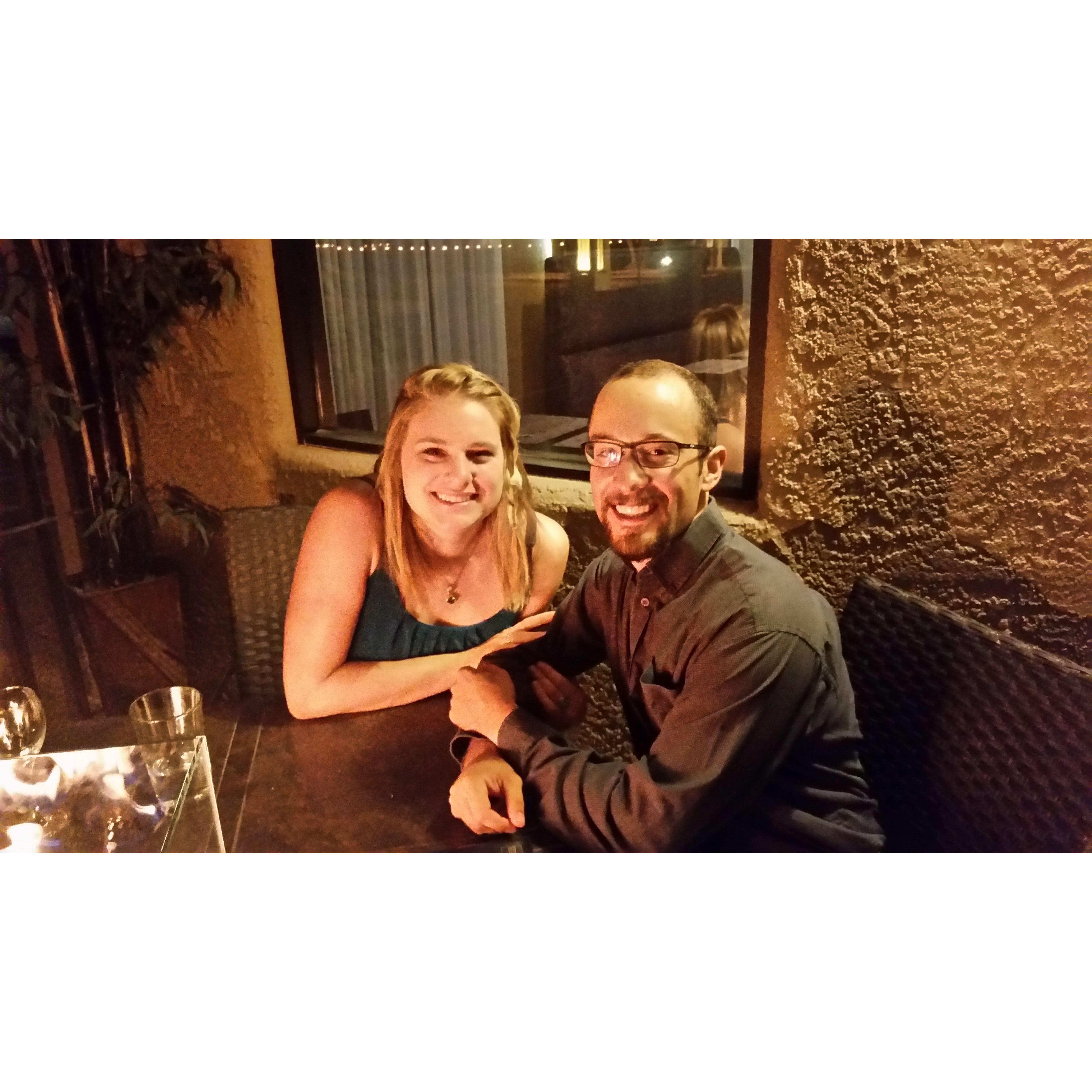 Date night 2015 in Mesilla, New Mexico