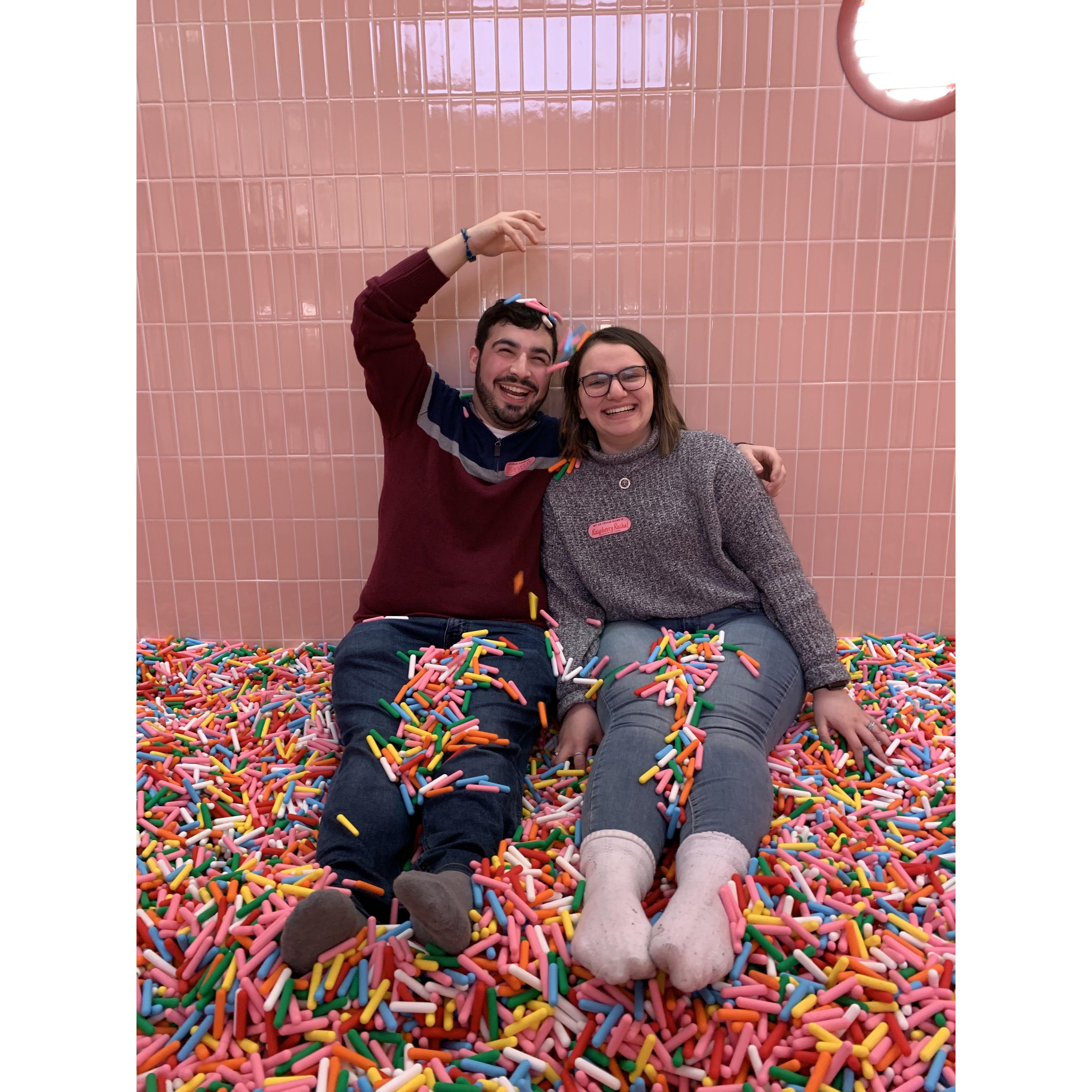 Valentine's Day 2020, Museum of Ice Cream Sprinkle Pool