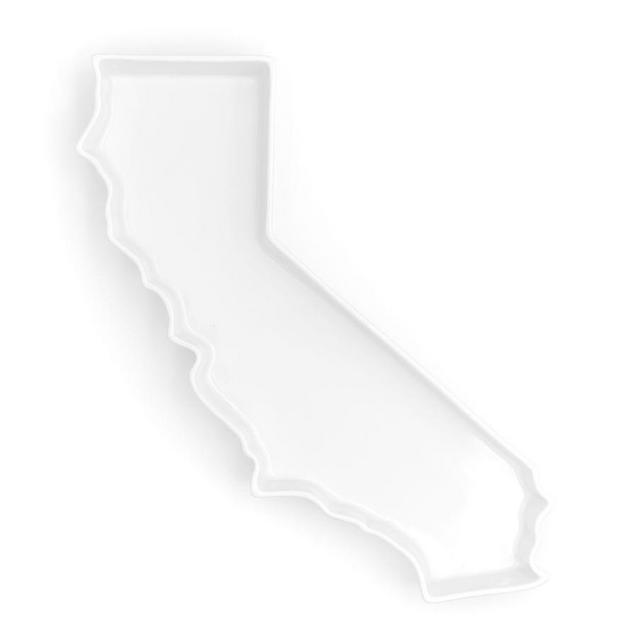 Lark Handmade Porcelain State Platter, California