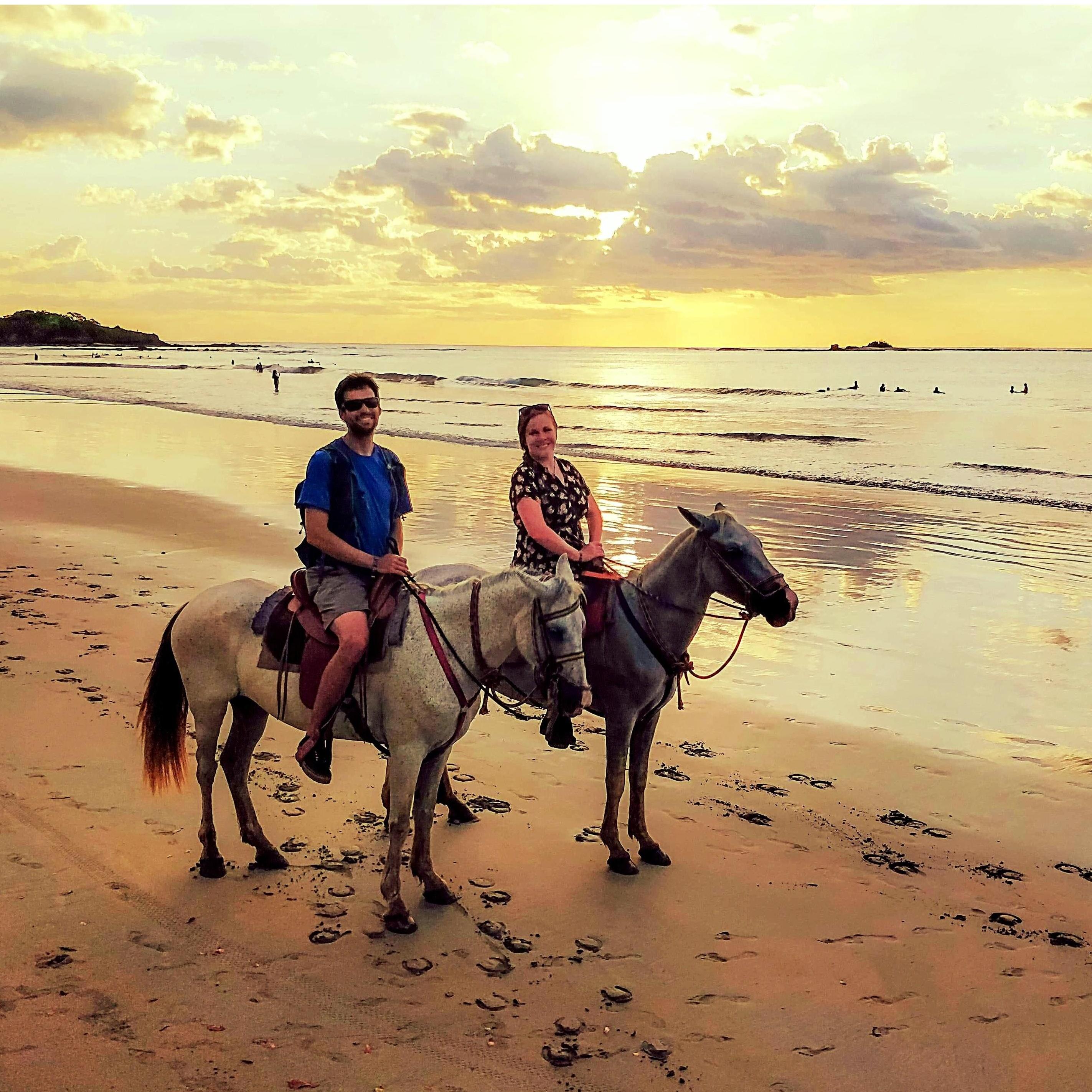 Sunset ride in Costa Rica