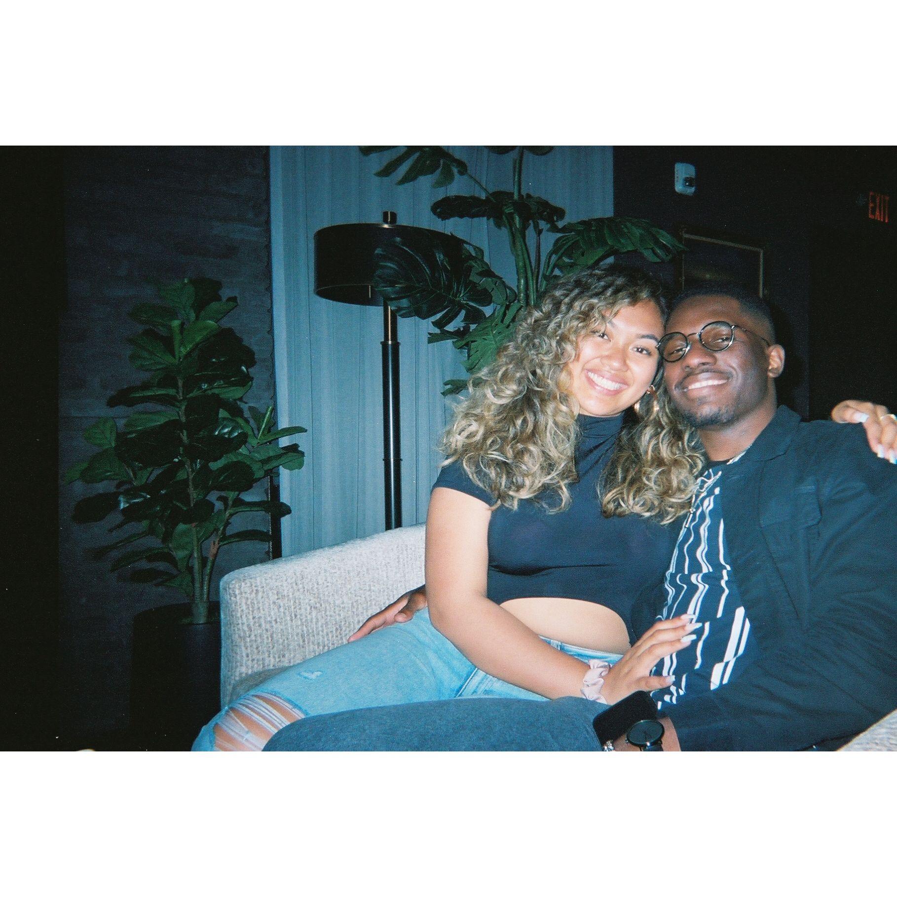 first night out as boyfriend & girlfriend 05/2021