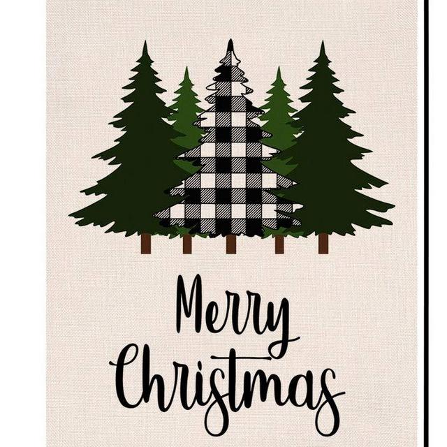 Christmas Tree Garden Flag