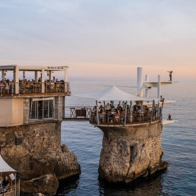 Brunch at Le Plongeoir in Nice, France