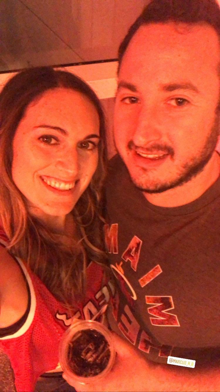 Our first Miami Heat game