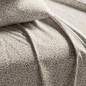 Luxe Sateen Core Sheet Set in Mini Vine Clove (Queen)