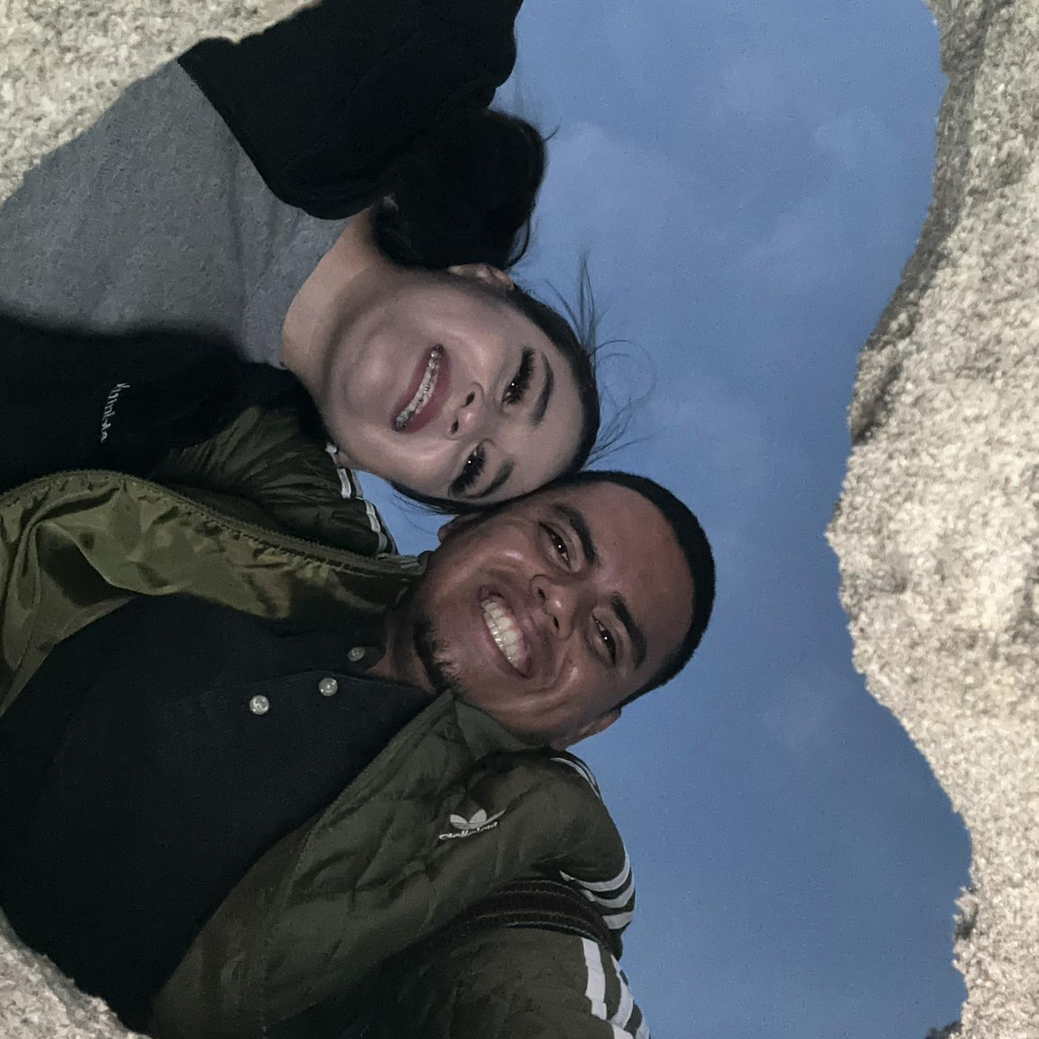 A moment at the beach and playing around with the sand