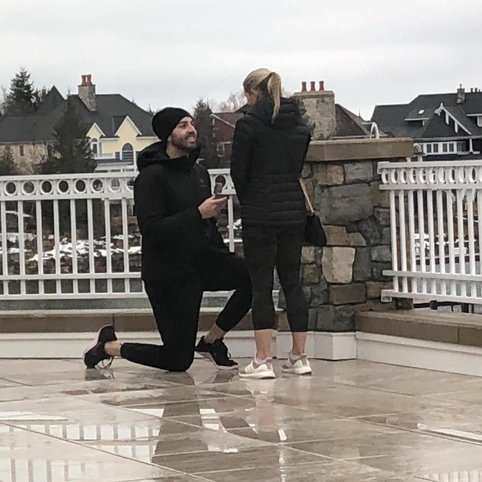 Ryan proposed at Bay Harbor Yacht Club