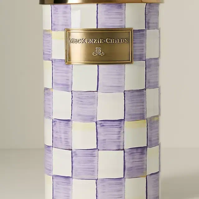 MacKenzie-Childs Check Utensil Holder