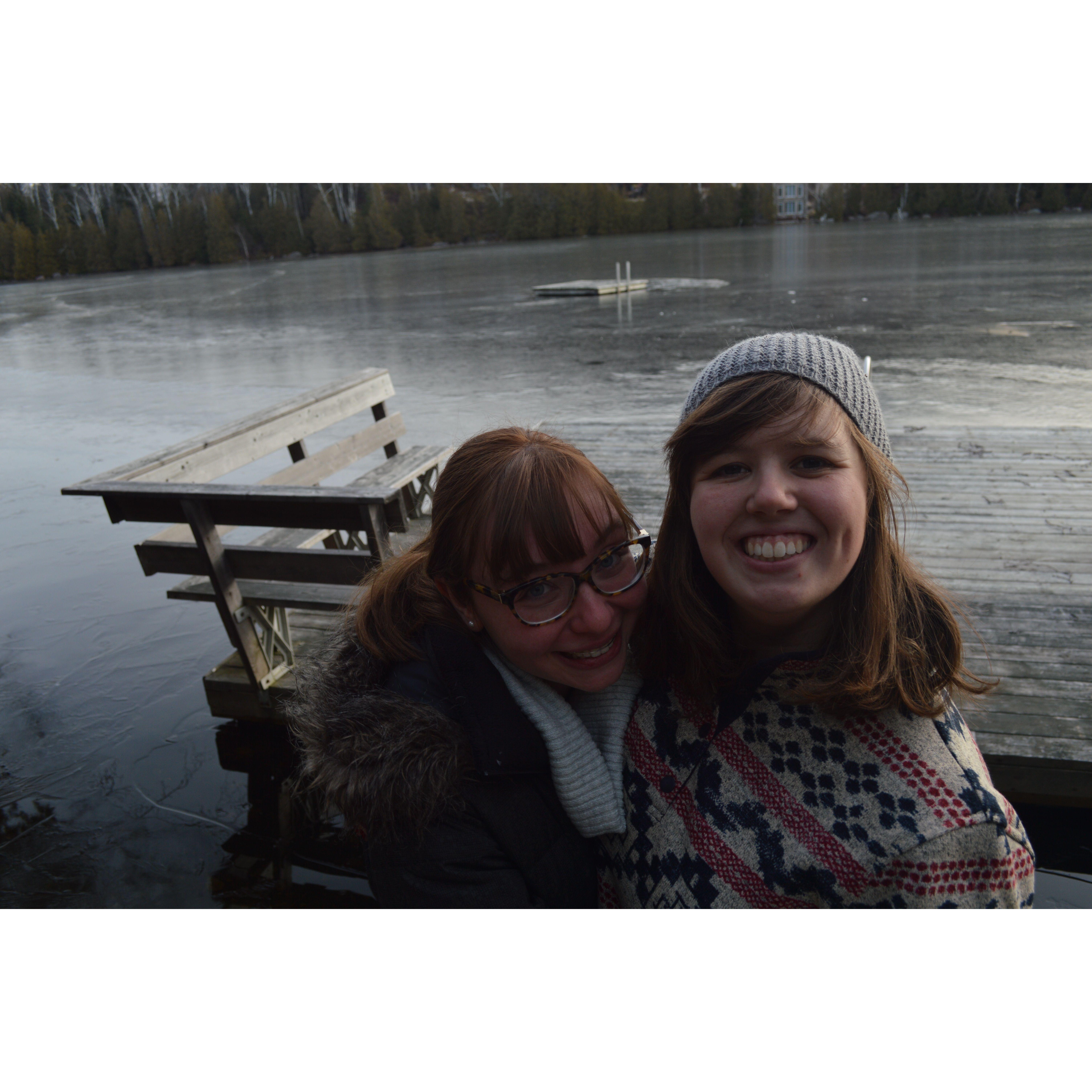 A mild winter at Lac Pilon. (December 2015)