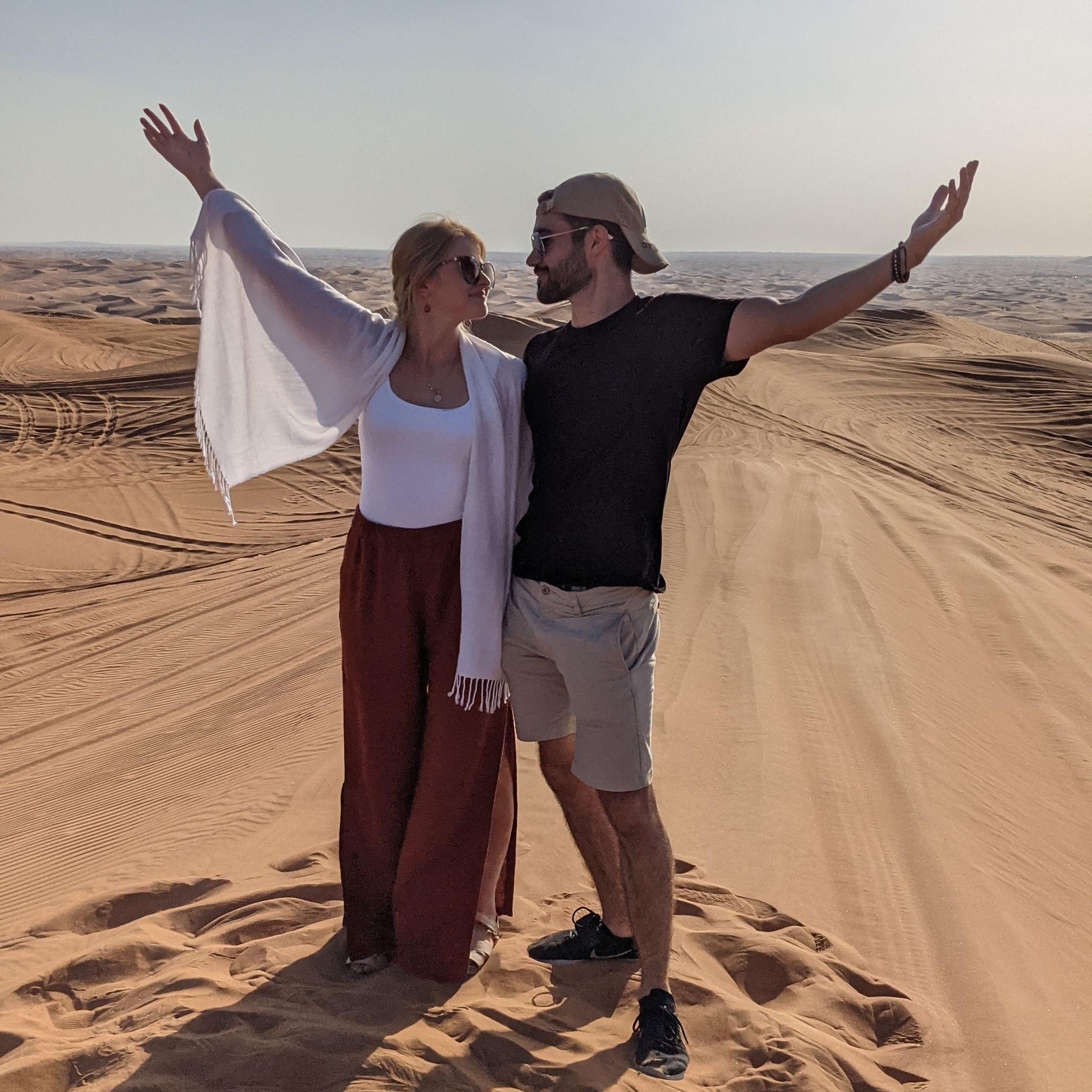 Photoshoot in the desert of Dubai, 2021