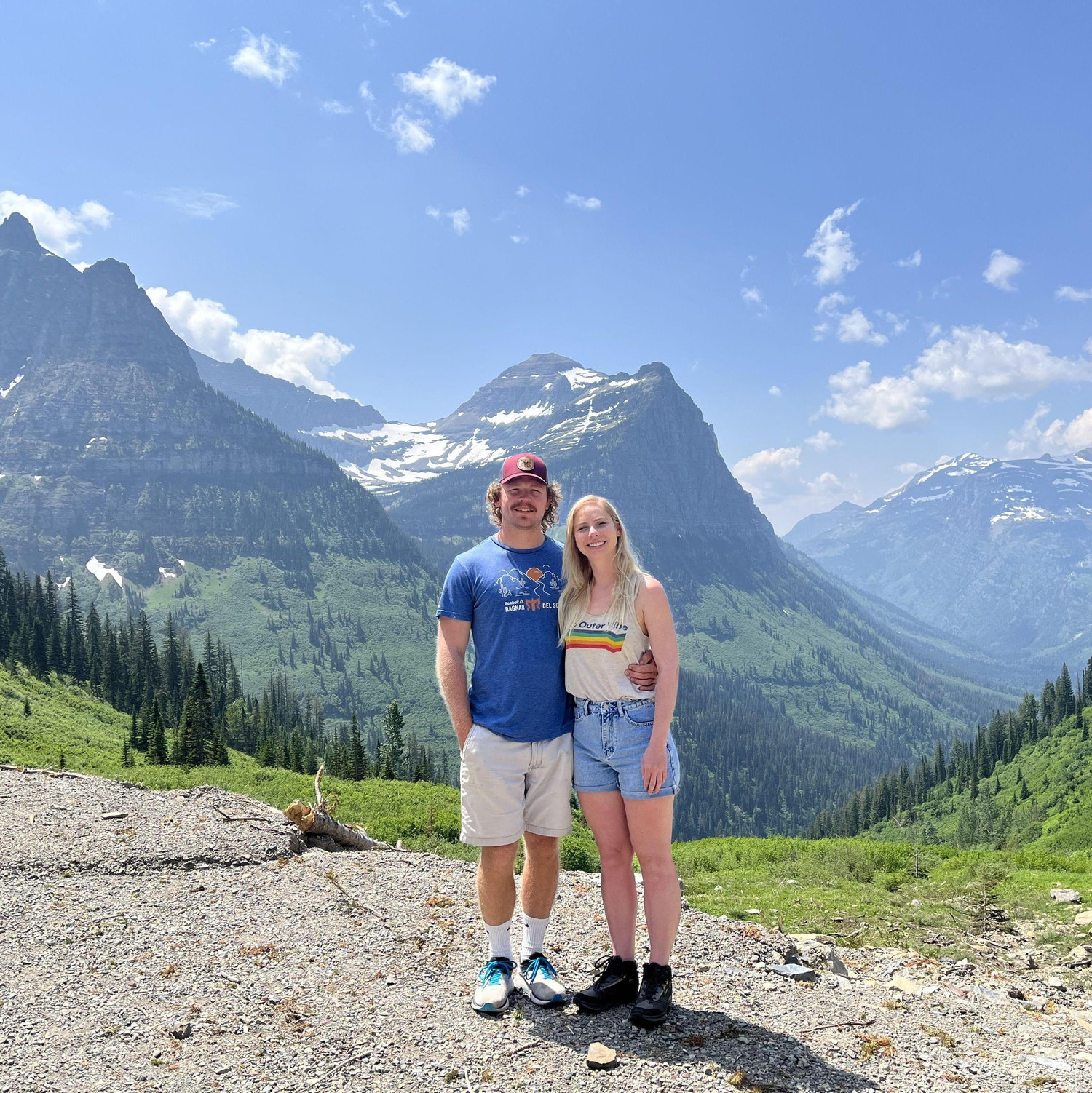 Hiking in Glacier National Park, MT