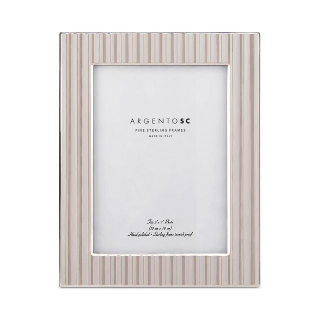 Argento SC Fluted Sterling Silver Picture Frame, 5" x 7"