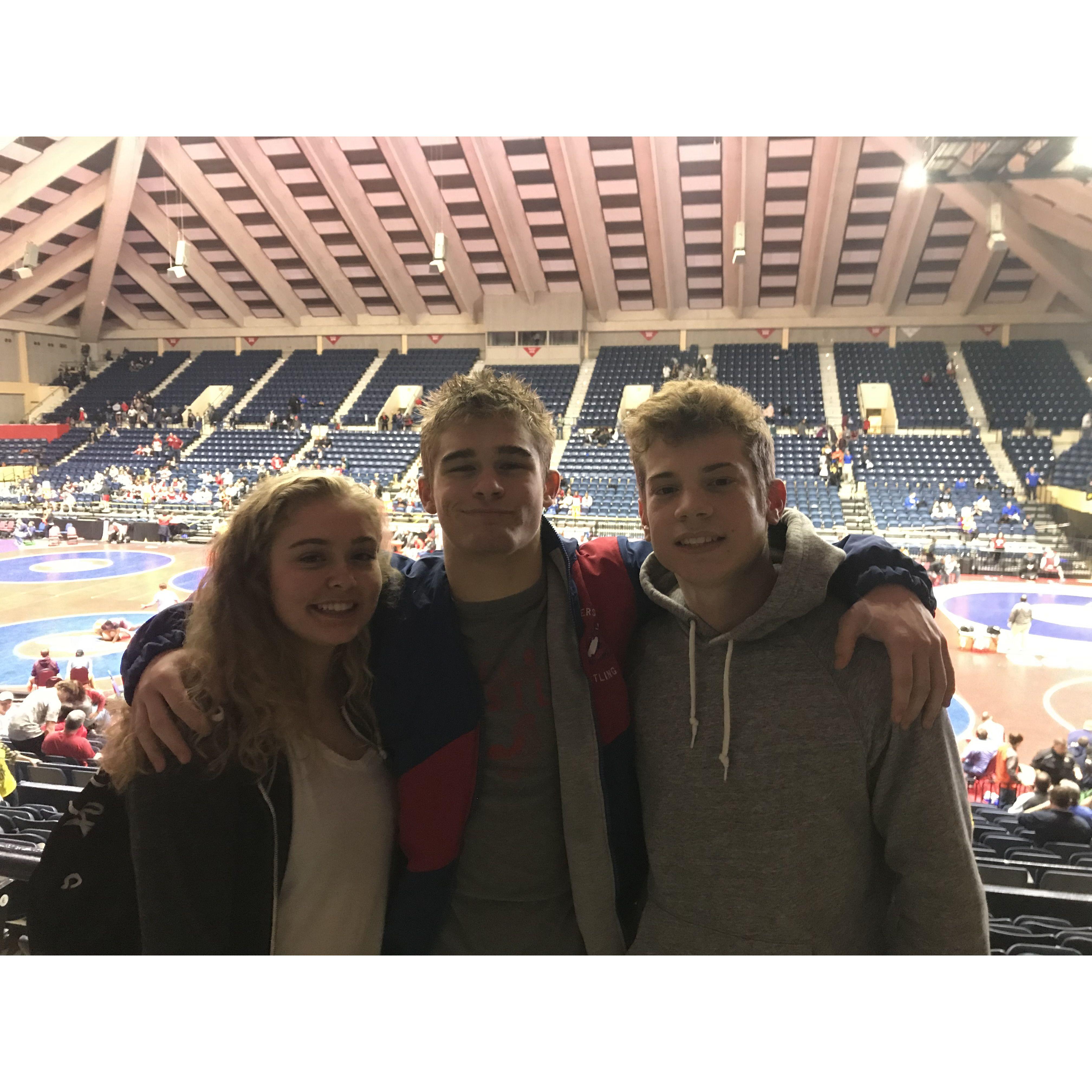 One of the many wrestling tournaments