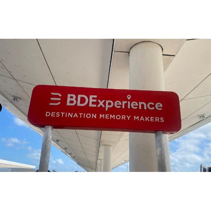 This is their sign. They WILL have your name on a printed list!