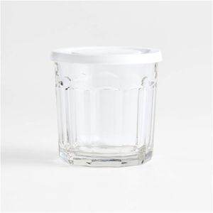 Large 21-Oz. Working Glass with Lid + Reviews | Crate & Barrel