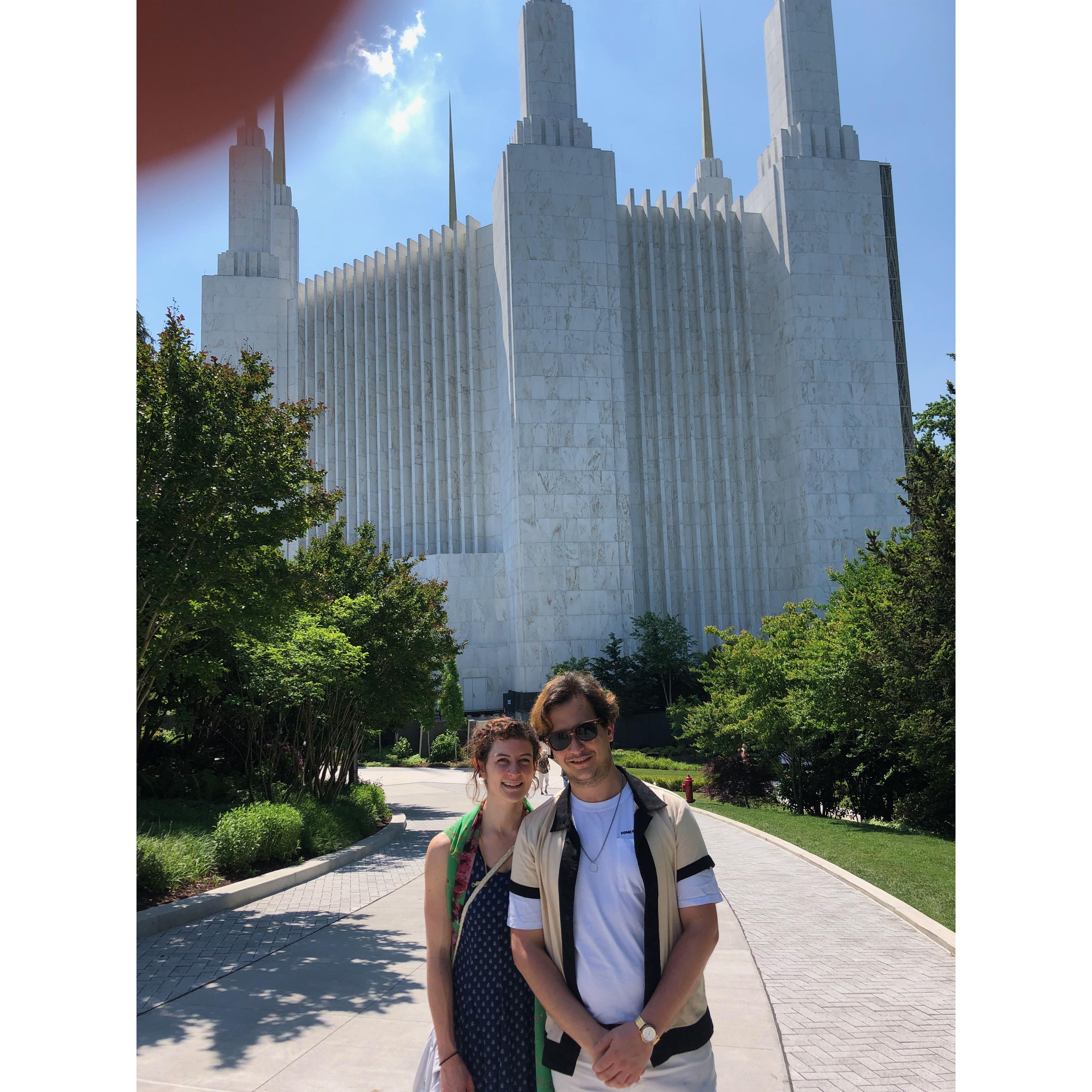 Visited the Mormon Temple when it opened to the public for the first time in 40 years because of the plumbing.