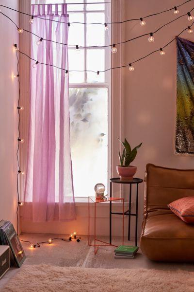 Black Cord Globe String Lights