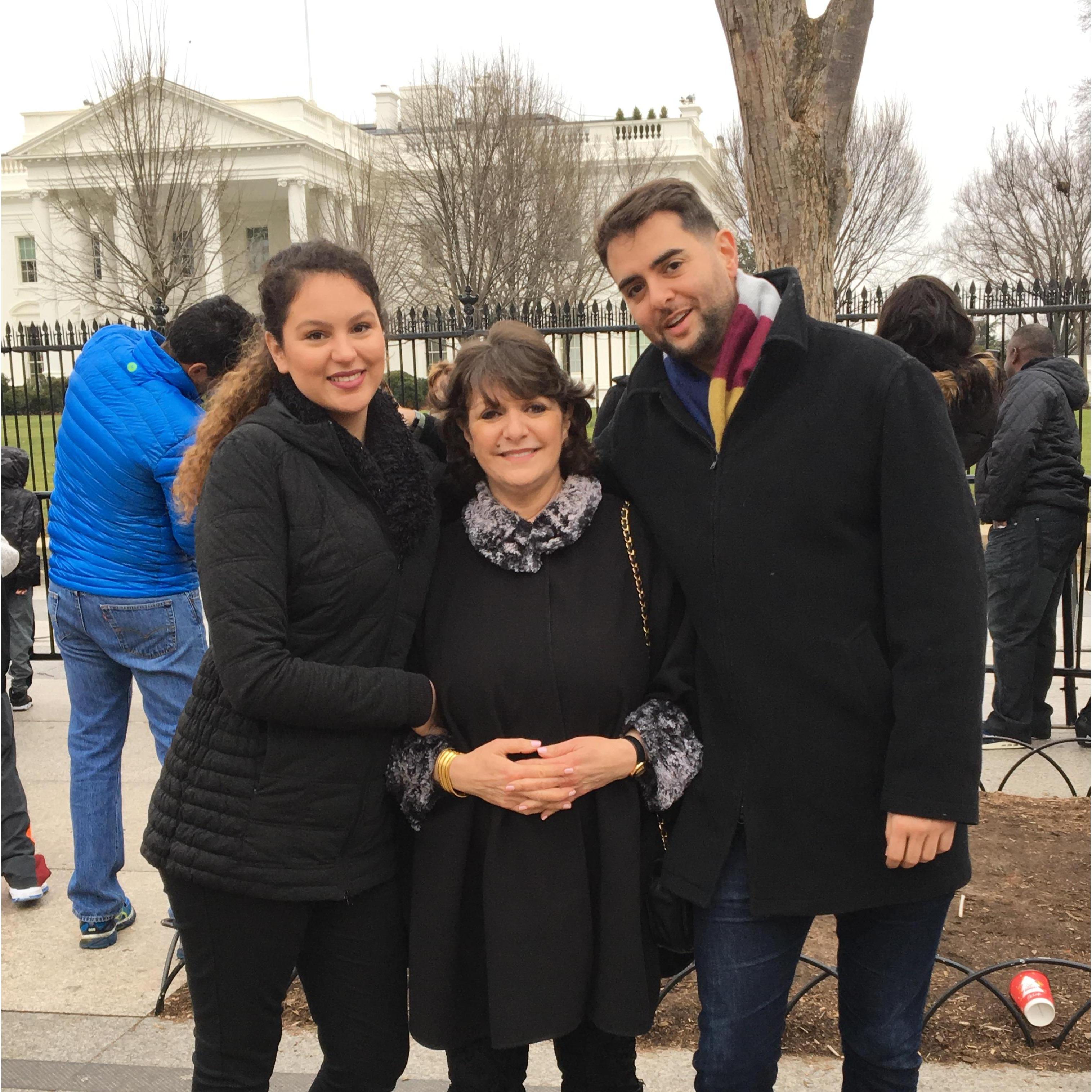 ~A visit to The Whitehouse during our winter trip to D.C. in 2017~