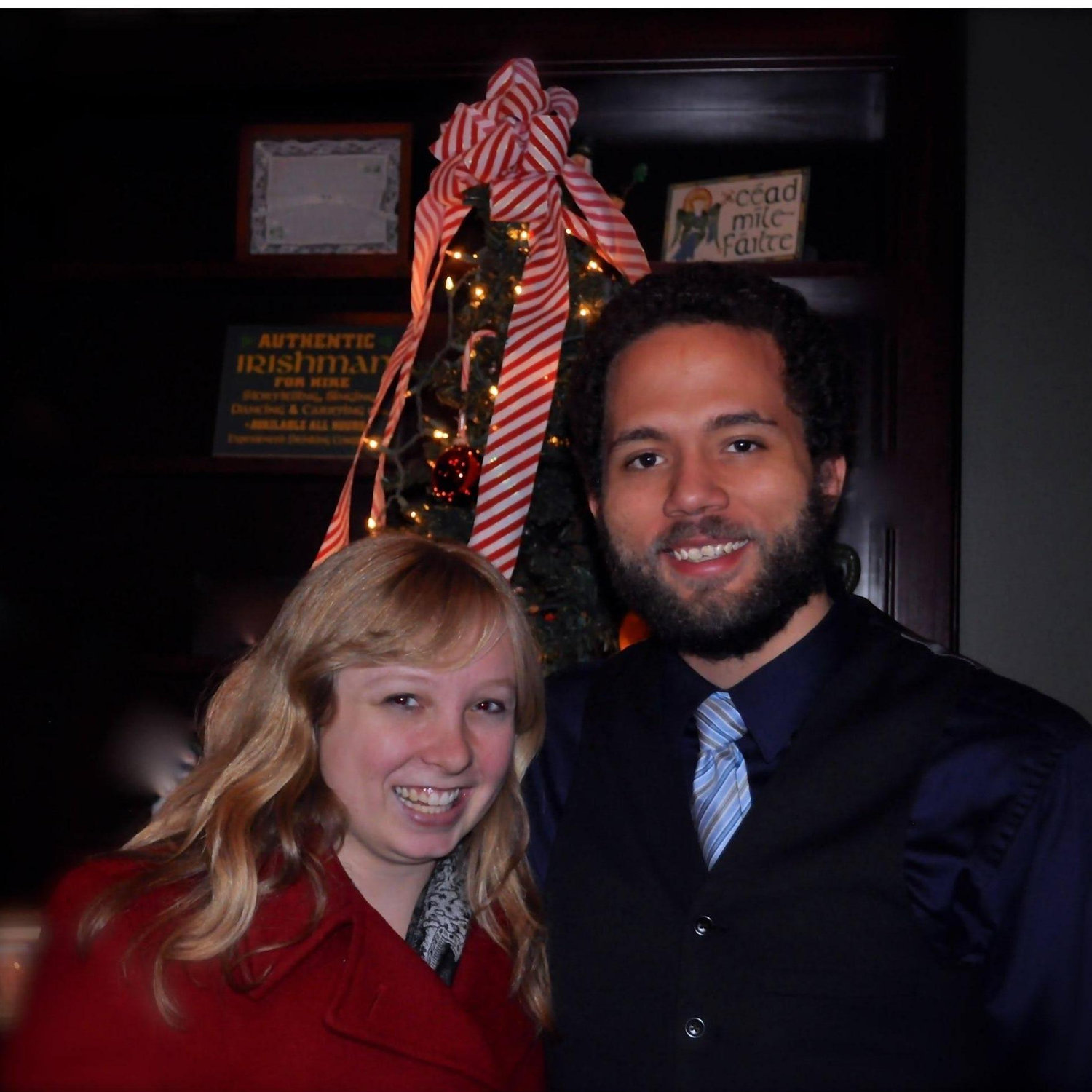 This is one of the first photos we ever took together. Right after Matt's first concert at Garfield.
