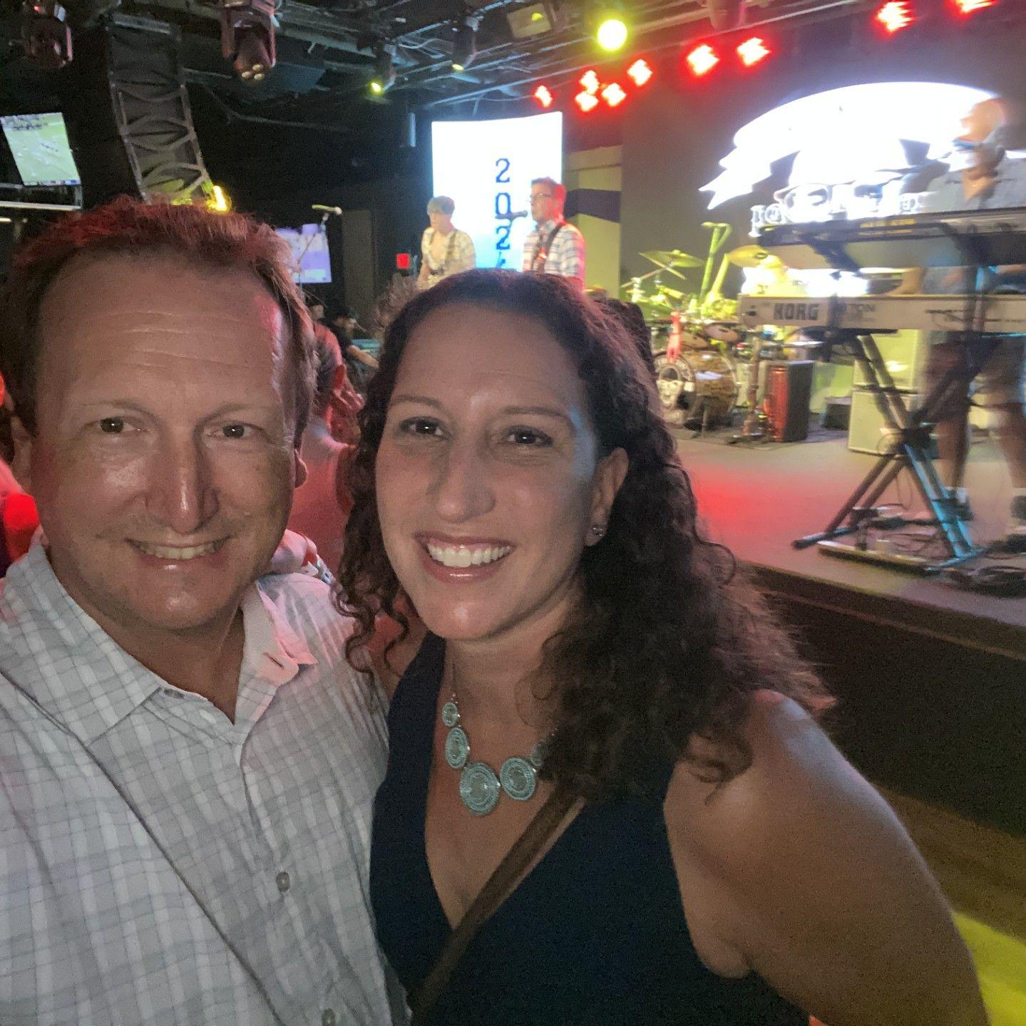 Revisiting our second date location and live music.