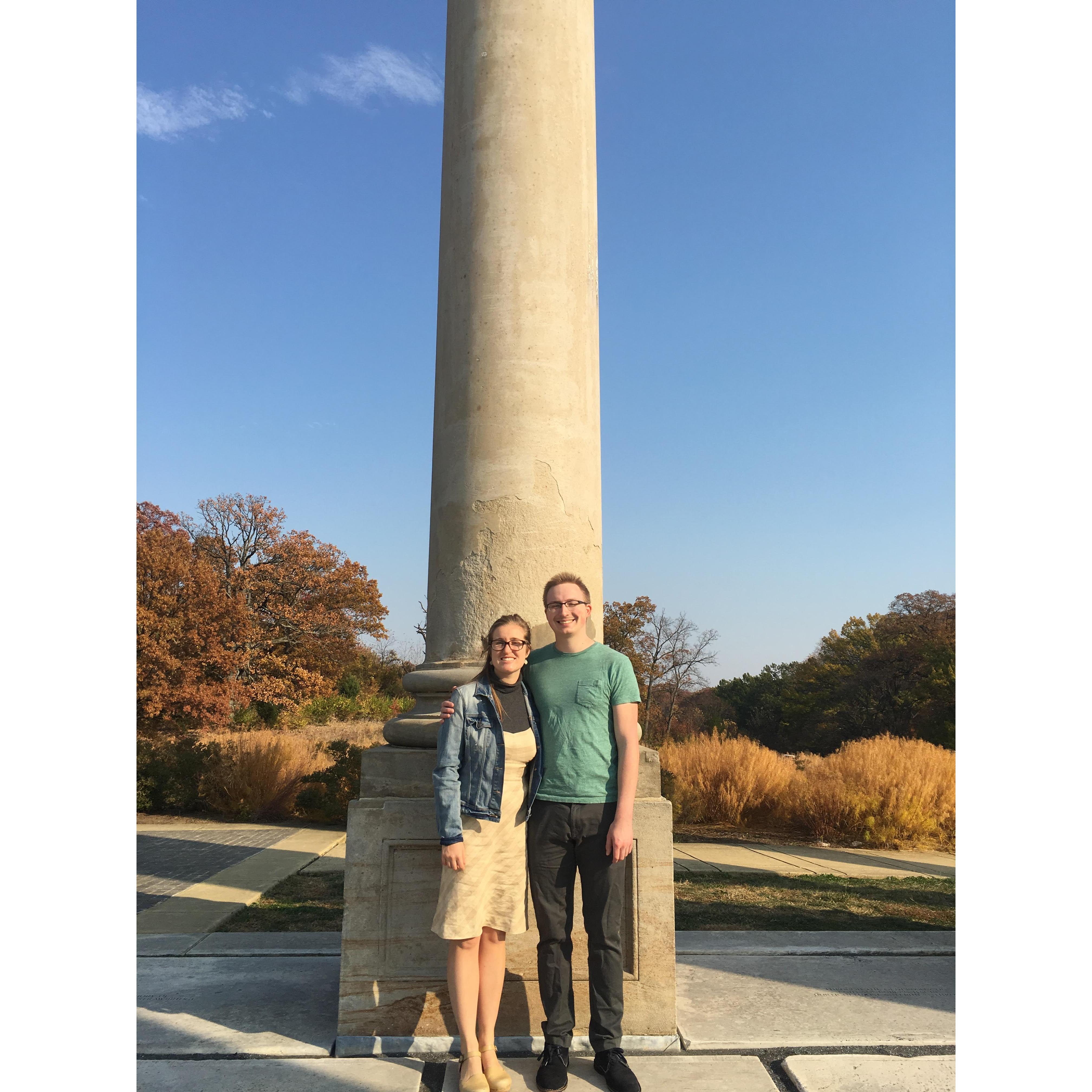 Madison moved to D.C. for her first job and Quinn, still in San Francisco, came to visit when he could...