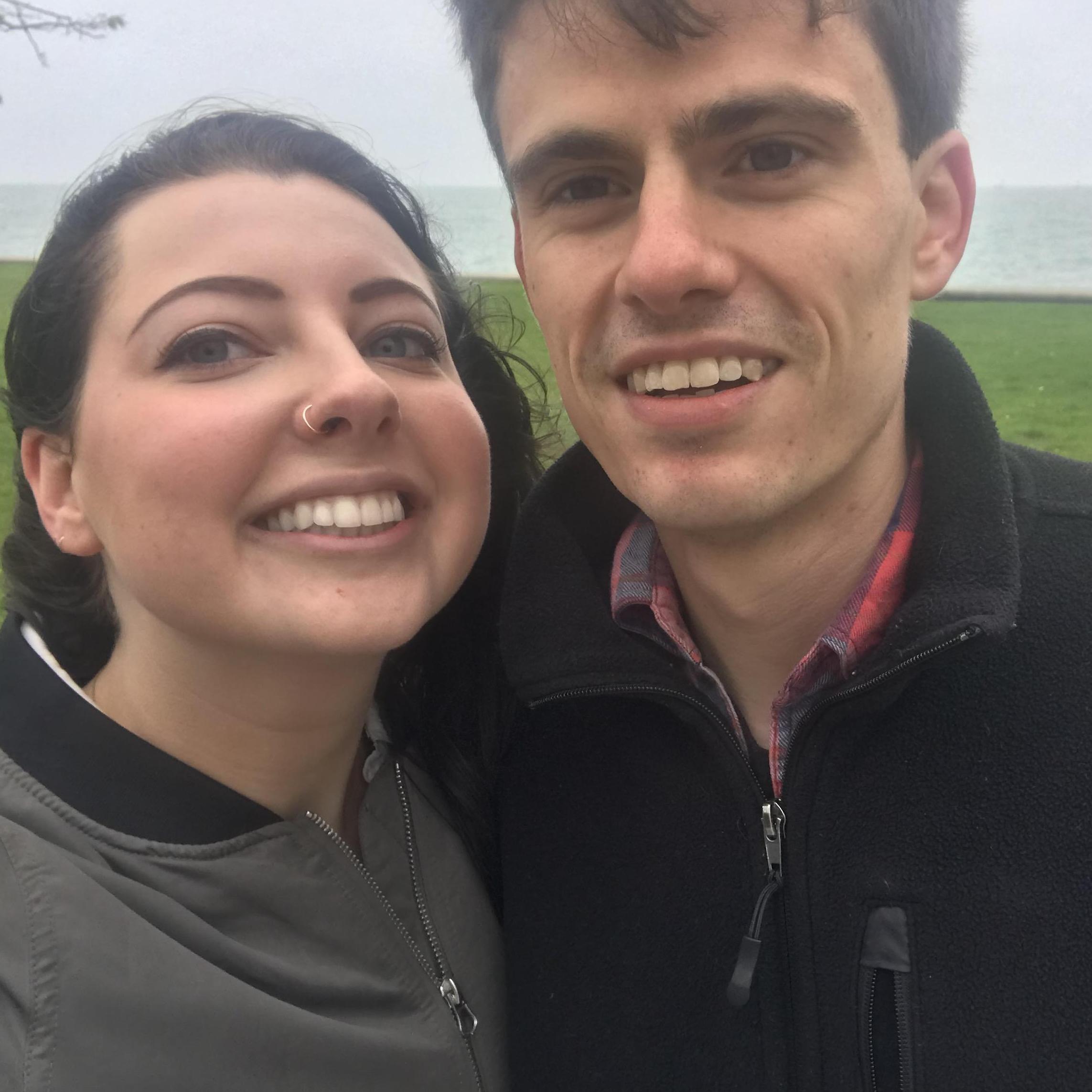 Visiting Chicago in May to find an apartment. 30 degree walk on the lake path!