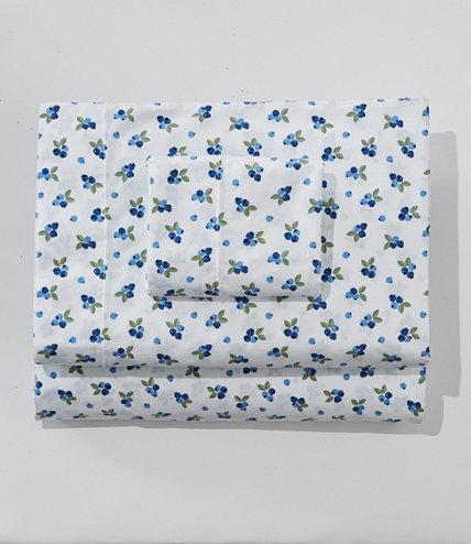 Blueberry Percale Sheet Collection