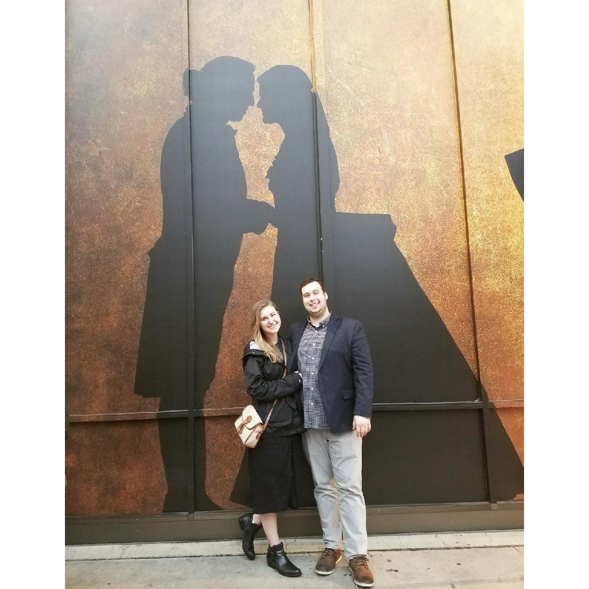 We got to see Hamilton! (Cody's first musical and it was AWESOME!)